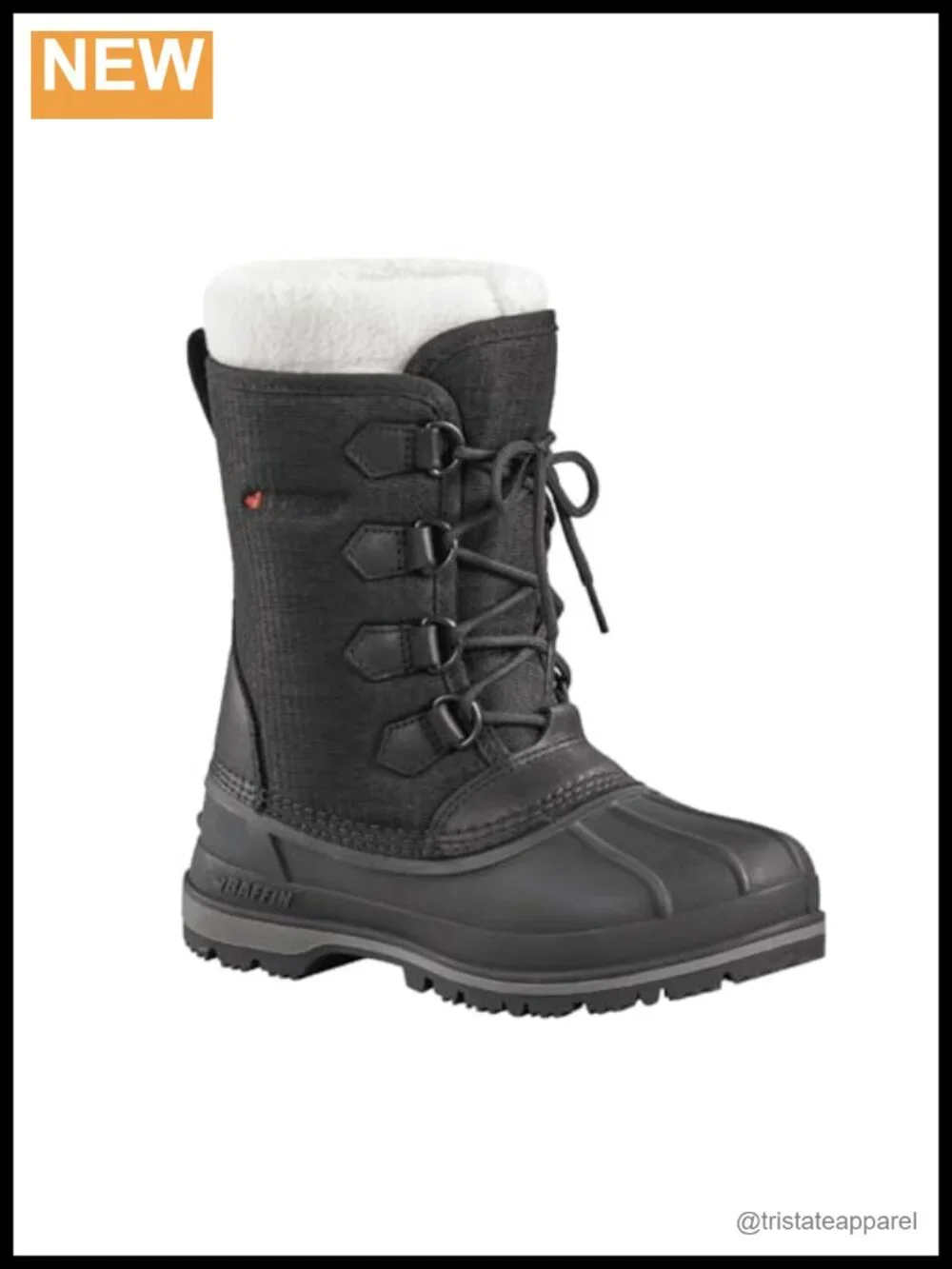 Women's Baffin Snow Boots Faux Fur Trim Lace Up Winter Outdoor Insulated